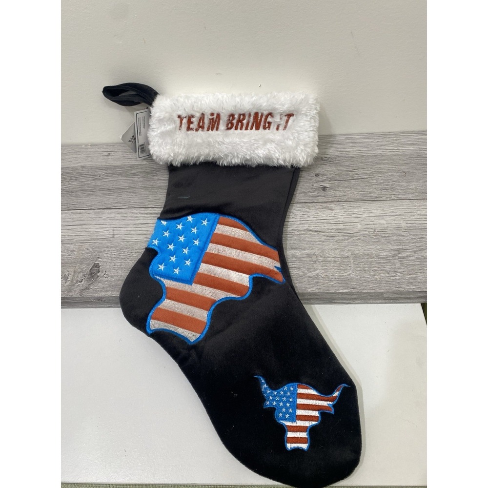 WWE‎ The Rock Team Bring It Christmas Stocking NOS